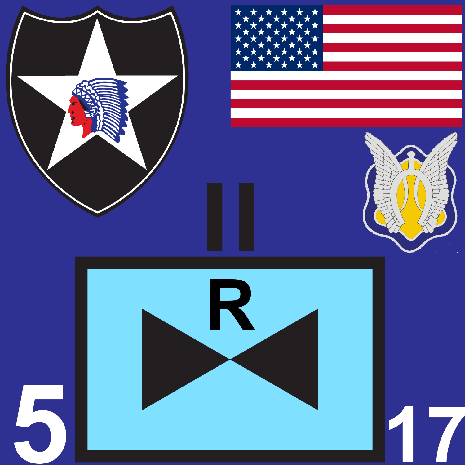 BLU 5-17 CAV (R) short v1